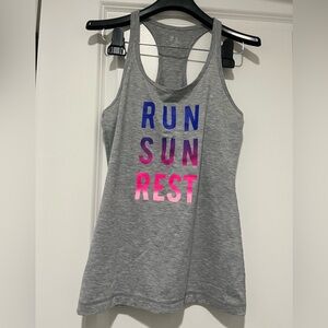 Gapfit size S tank top - Run, Sun, Rest